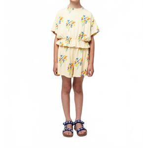 NEW BOBO CHOSES fireworks all over ruffle shorts in light yellow